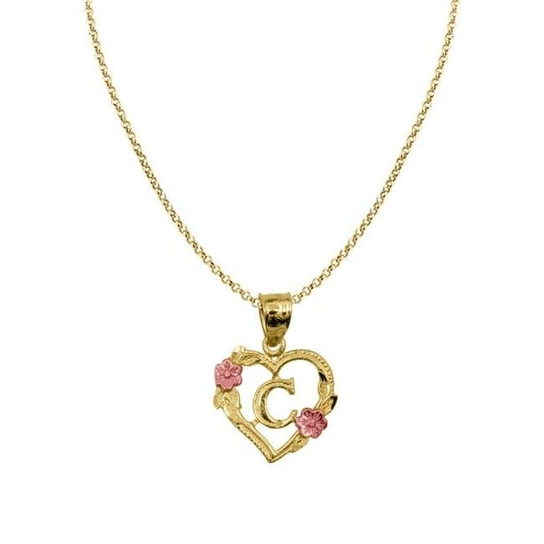 The World Jewelry Center 14k Yellow Gold Double Heart Pendant with 1.2mm Cable Chain Necklace The World Jewelry Center 14k Yellow Gold Double Heart Pendant with 1.2mm Cable Chain Necklace